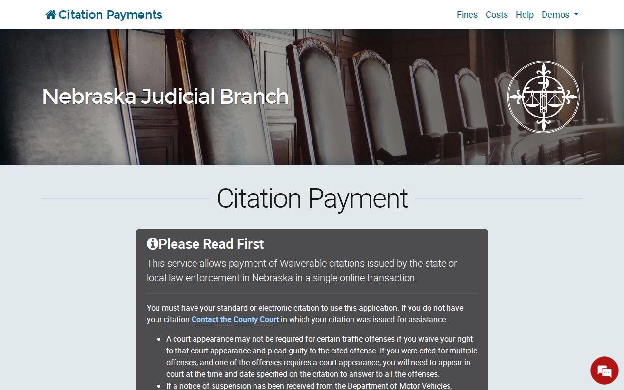 Hooker traffic court record citation payment route
