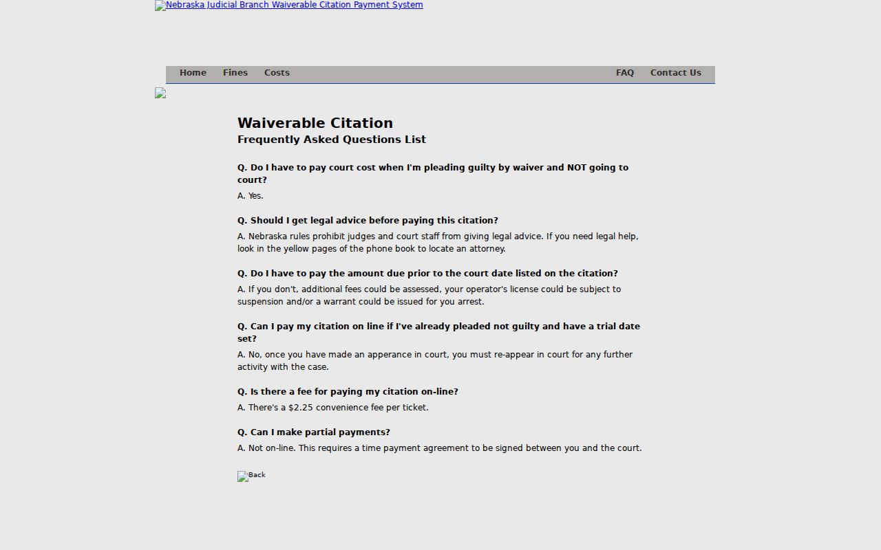 Hooker traffic court record citation frequently asked questions